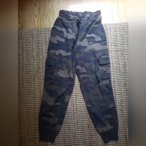 PINK camo sweatpants size xs